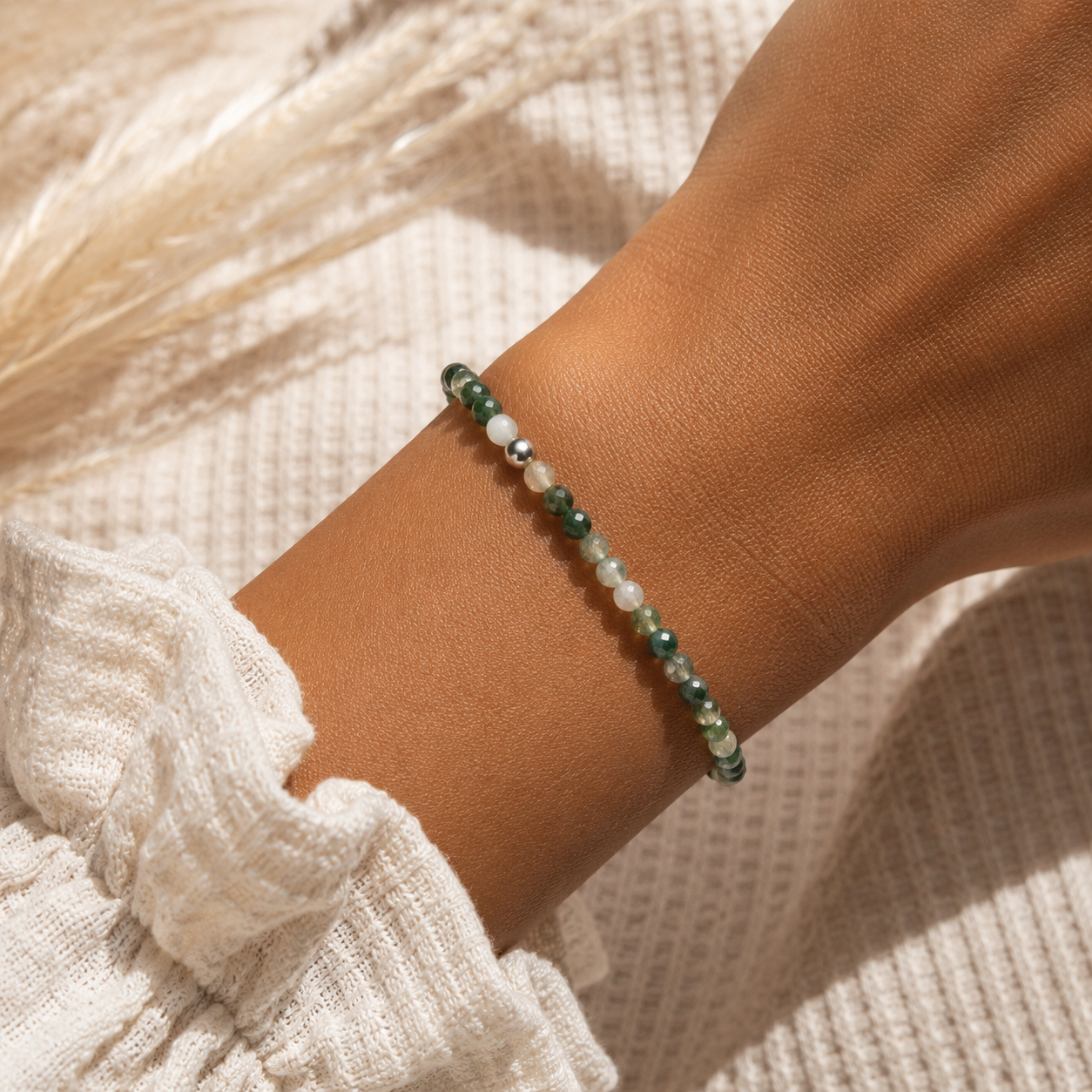 ASINA Moosachat Armband