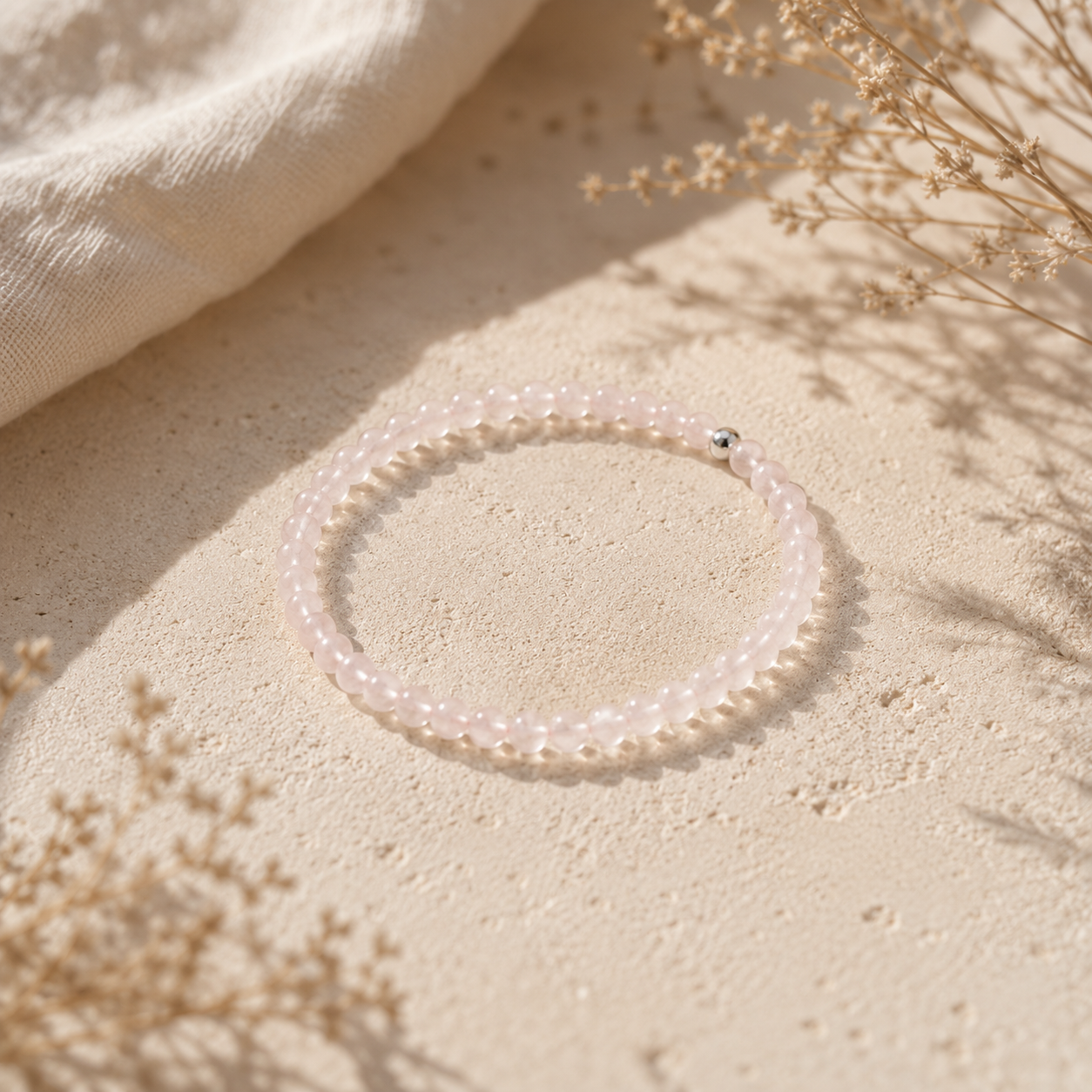 ASINA Rosenquarz Armband