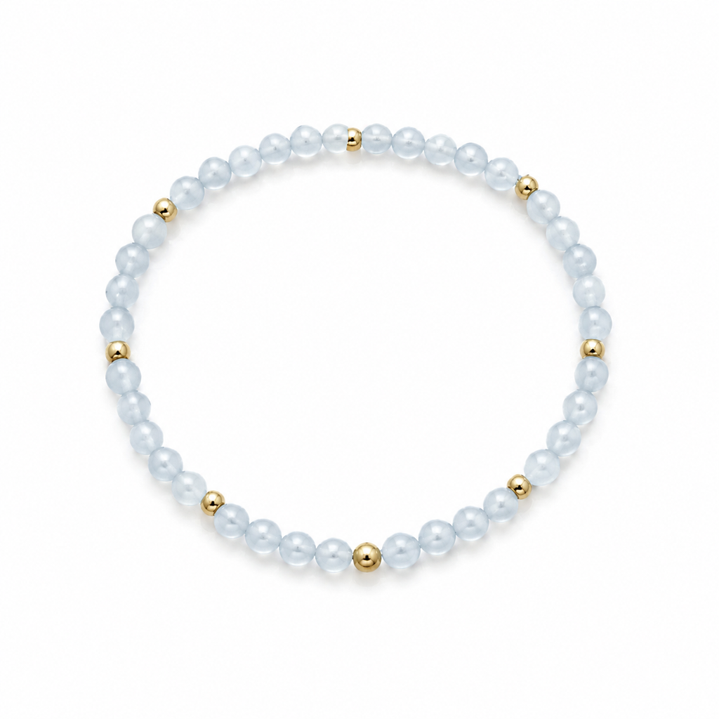 ASINA Jade Armband graublau